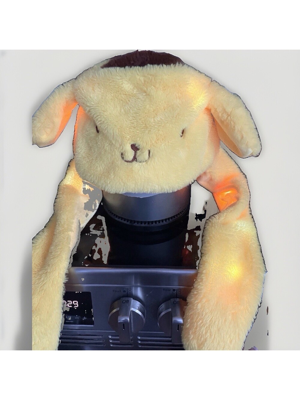 Pompompurin Plush Yellow Hat With Lights Flashing Or Steady One Size